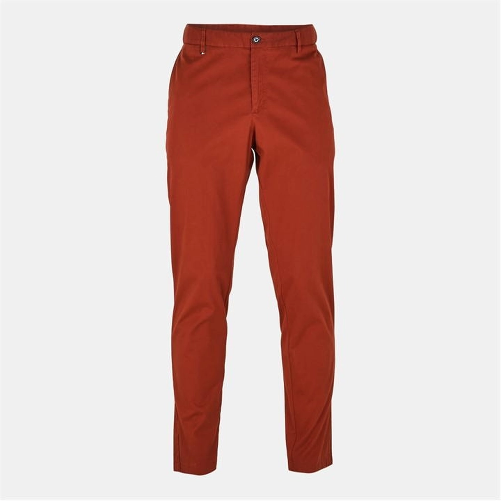 Hugo Boss Cotton Trousers - Red